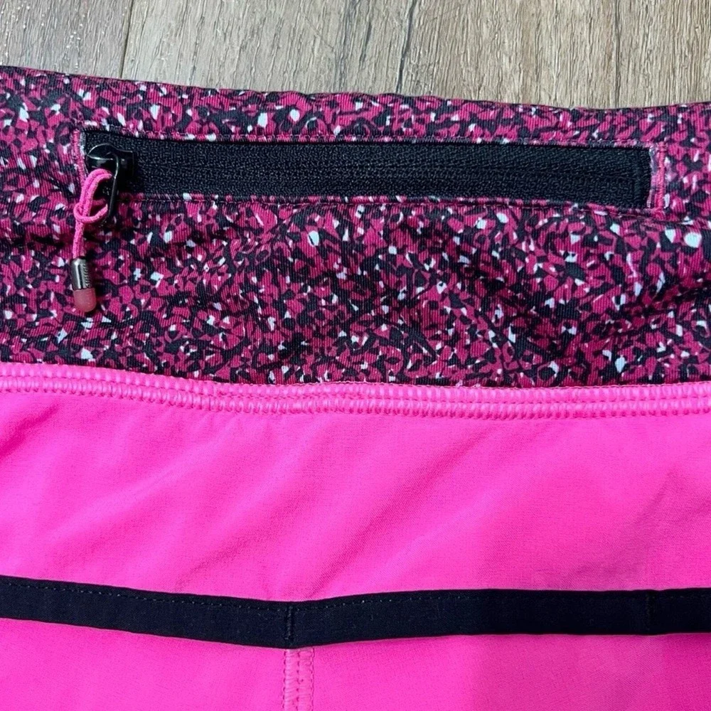 Lululemon Run:‎ Speed Short 4 Way Stretch Raspberry Glo Light Size 6